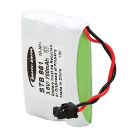 Nabc NABC - Saft - Again and Again STB961 Ultra Cordless Phone Battery 3.6V-700Mah - 3 Aaa with Uniden Bt-446 STB961